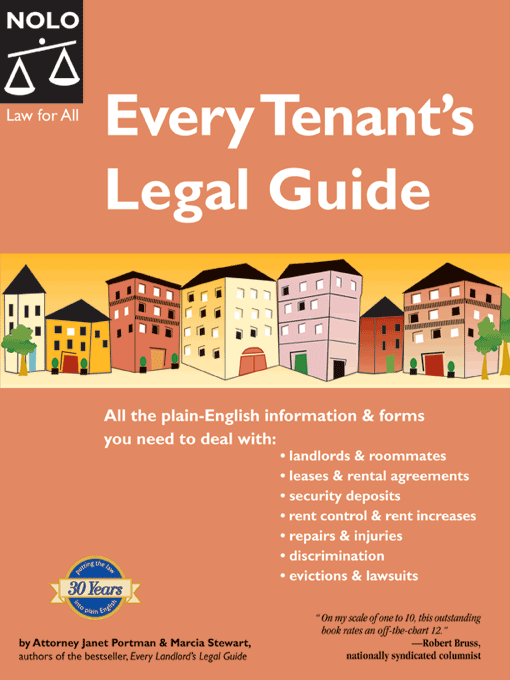 Title details for Every Tenant's Legal Guide by Janet Portman - Available